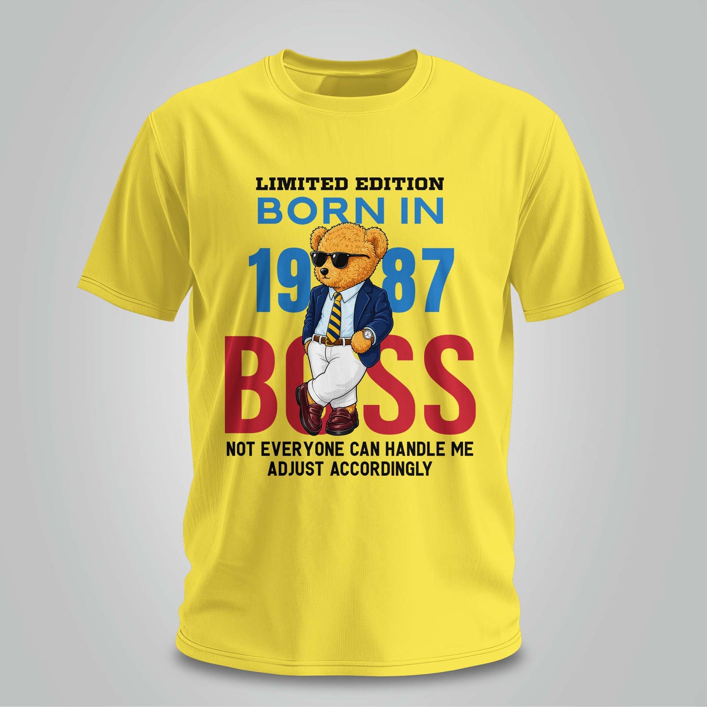 Born in 1987 Boss Mode - Unisex T-shirt