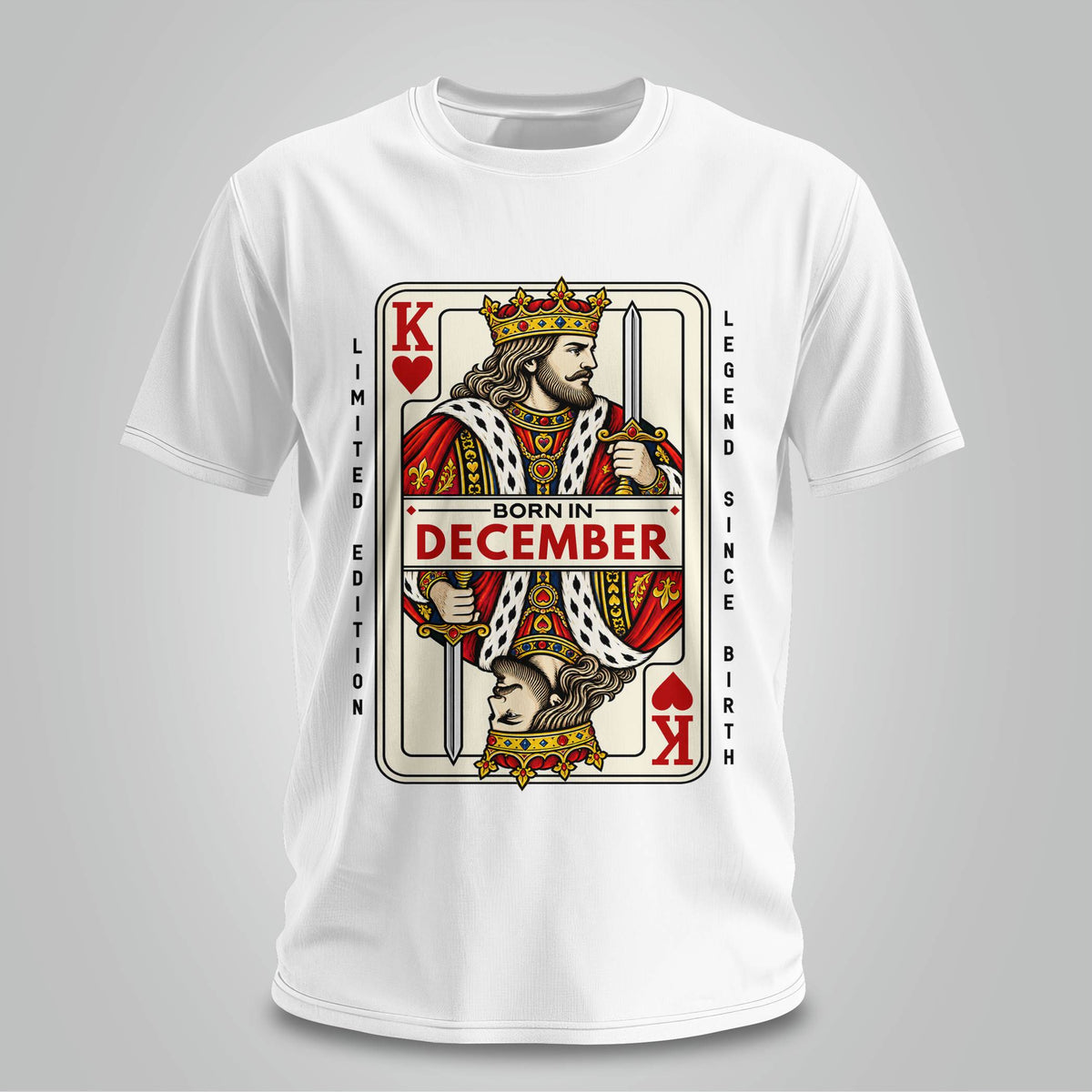 December King Of Hearts T-shirt