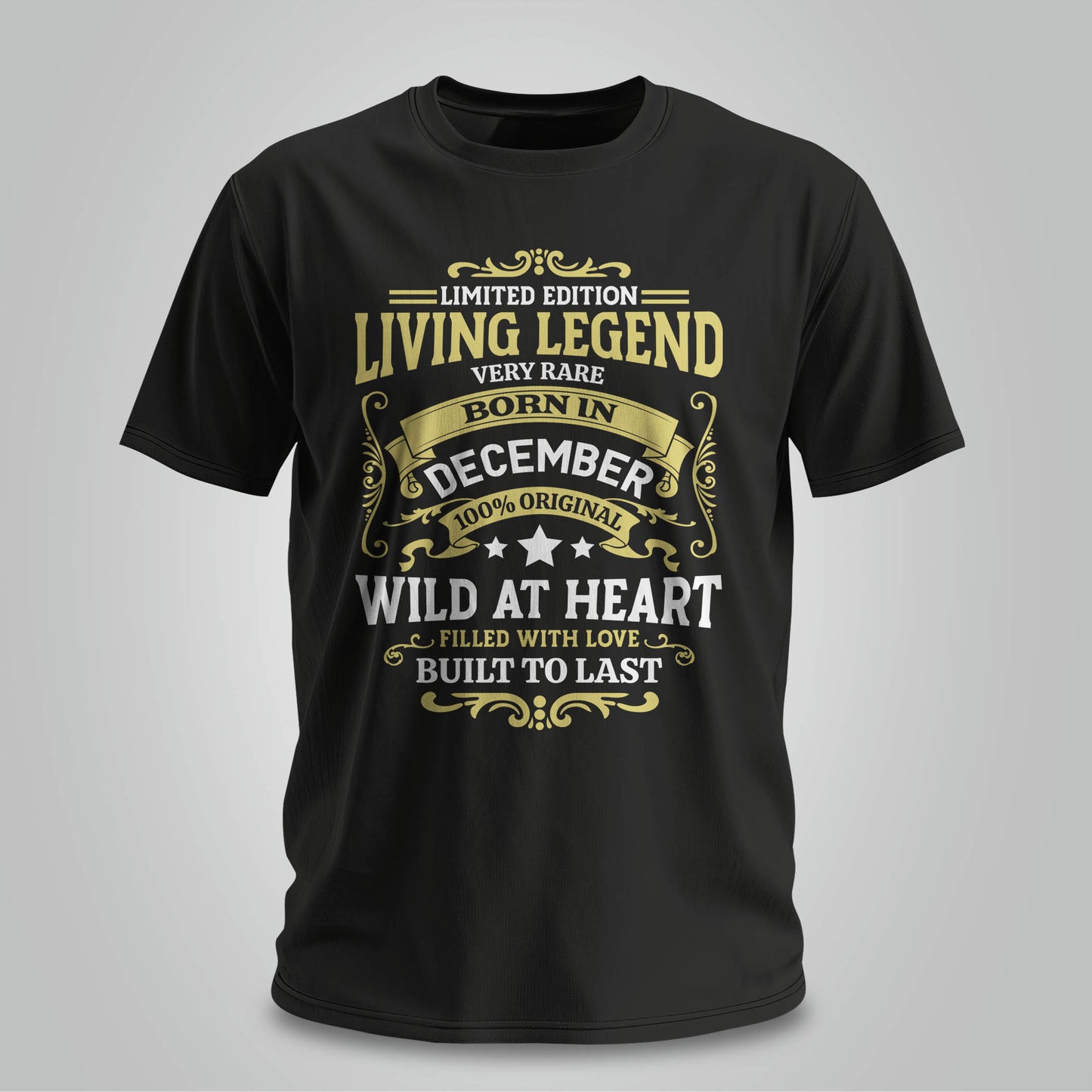 Living Legend Born In December - Unisex T-shirt