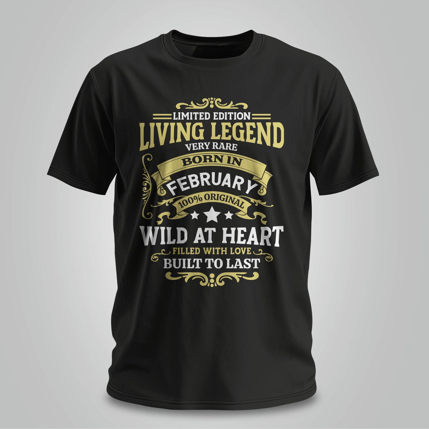 Living Legend Born In February - Unisex T-shirt