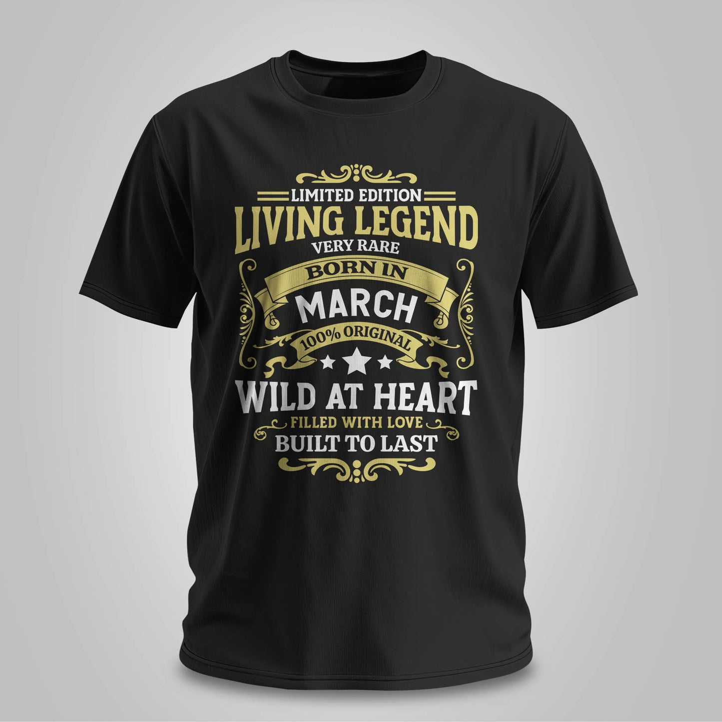 Living Legend Born In March - Unisex T-shirt