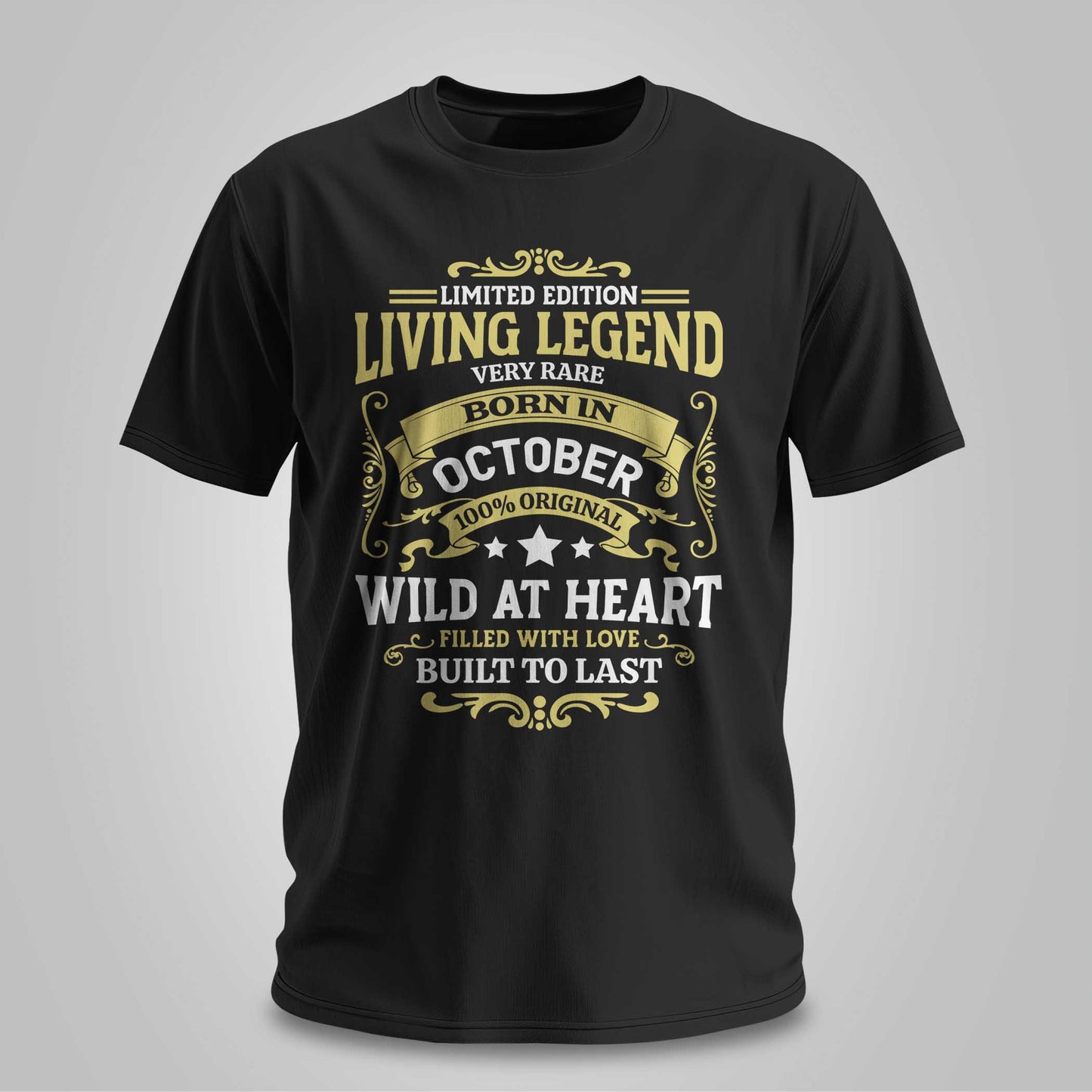 Living Legend Born In October - Unisex T-shirt