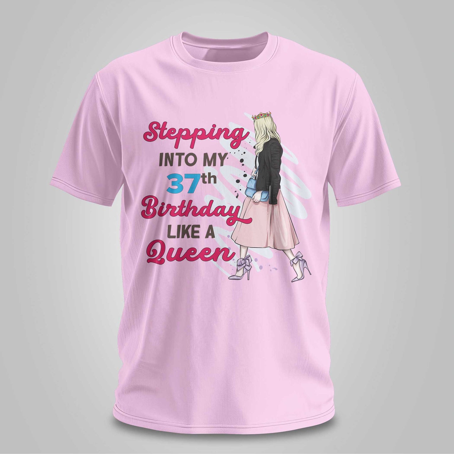 Stepping Into My 37th Birthday - Unisex T-shirt