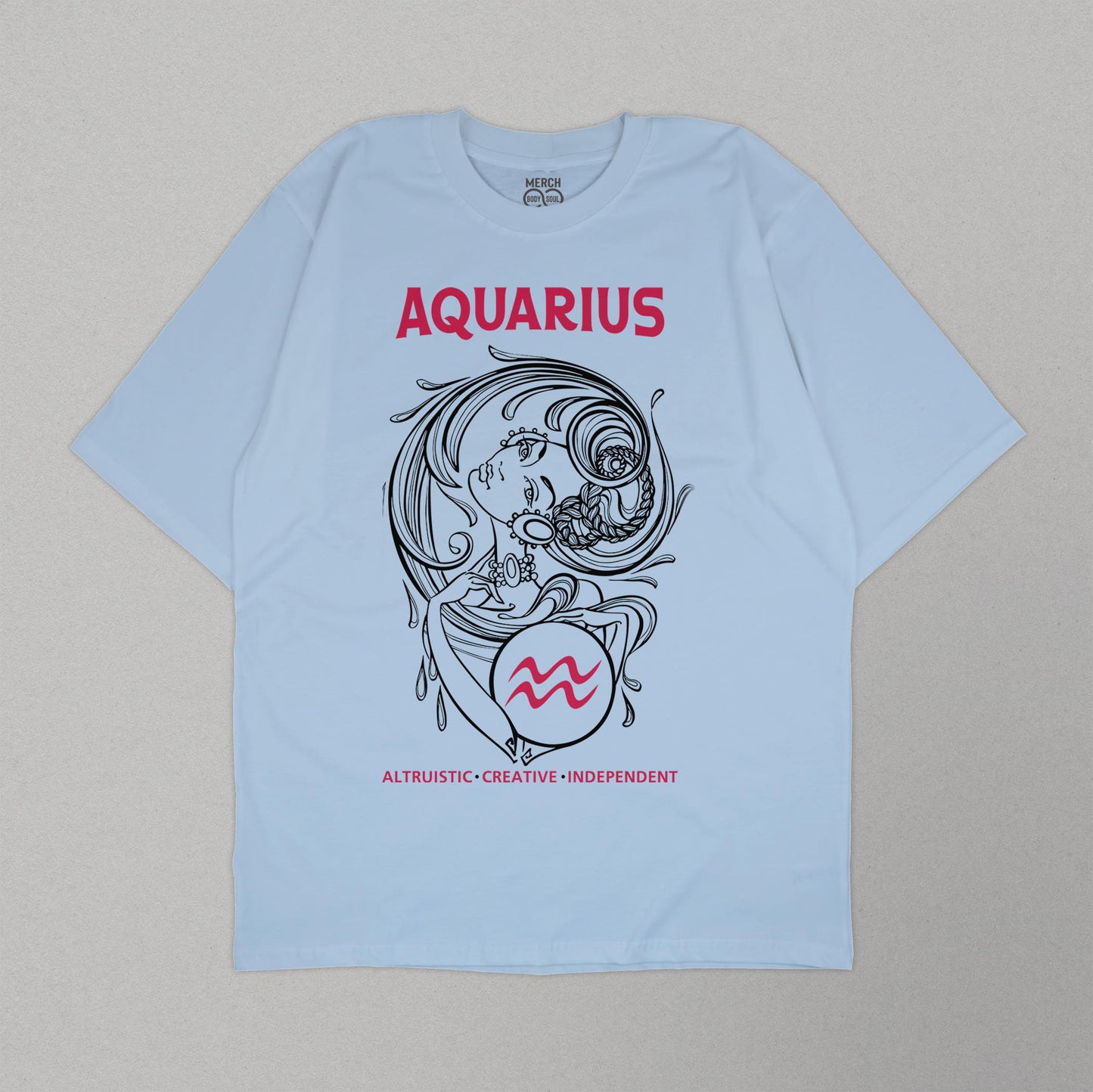 Aquarius Girl - Unisex Oversized T-shirt