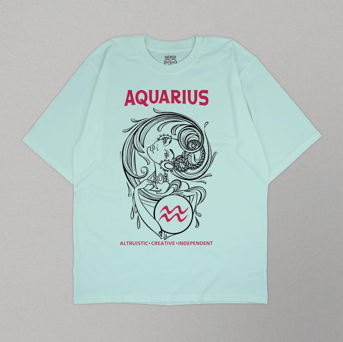Aquarius Girl - Unisex Oversized T-shirt