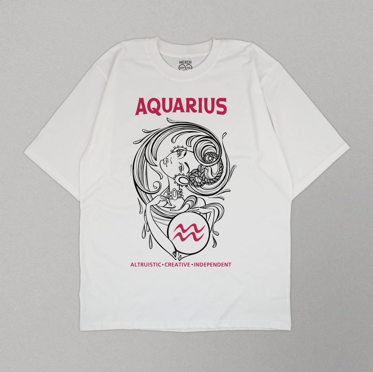 Aquarius Girl - Unisex Oversized T-shirt