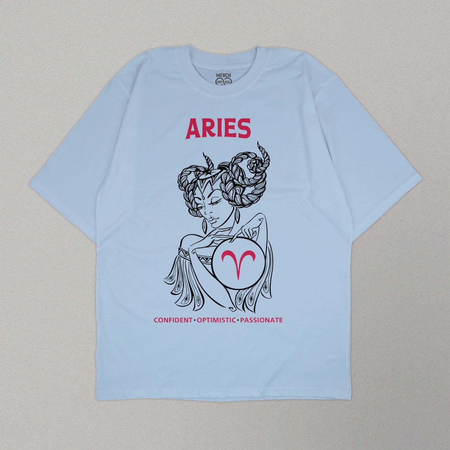 Aries Girl - Unisex Oversized T-shirt