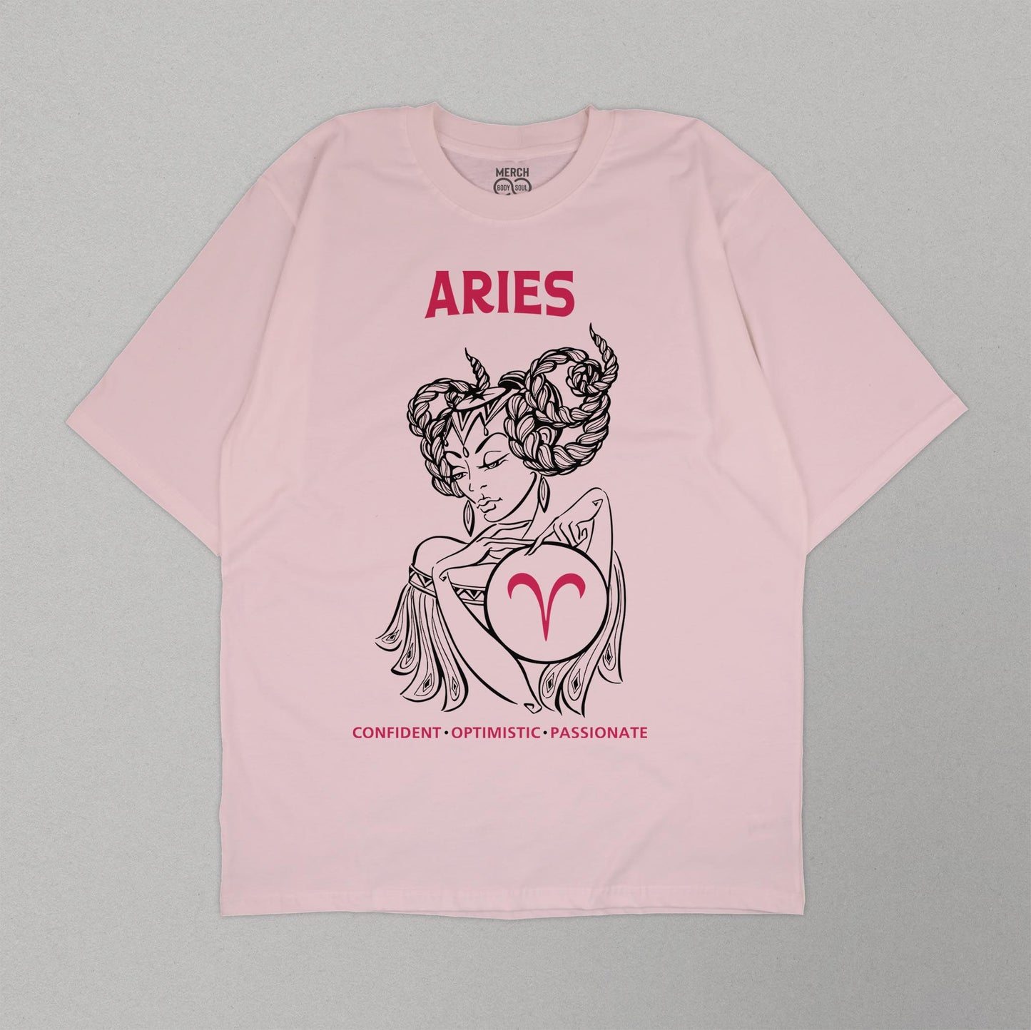 Aries Girl - Unisex Oversized T-shirt