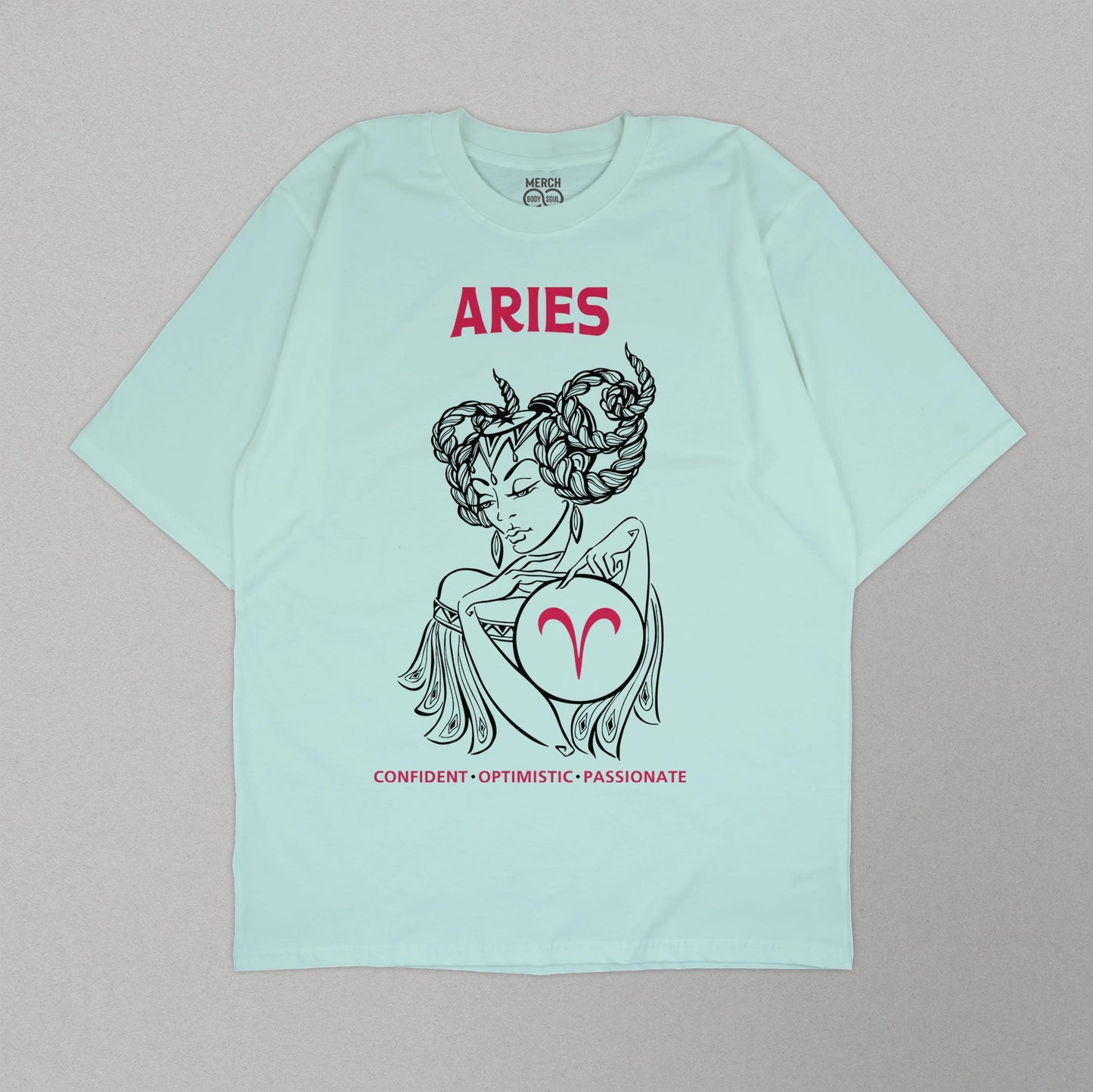 Aries Girl - Unisex Oversized T-shirt