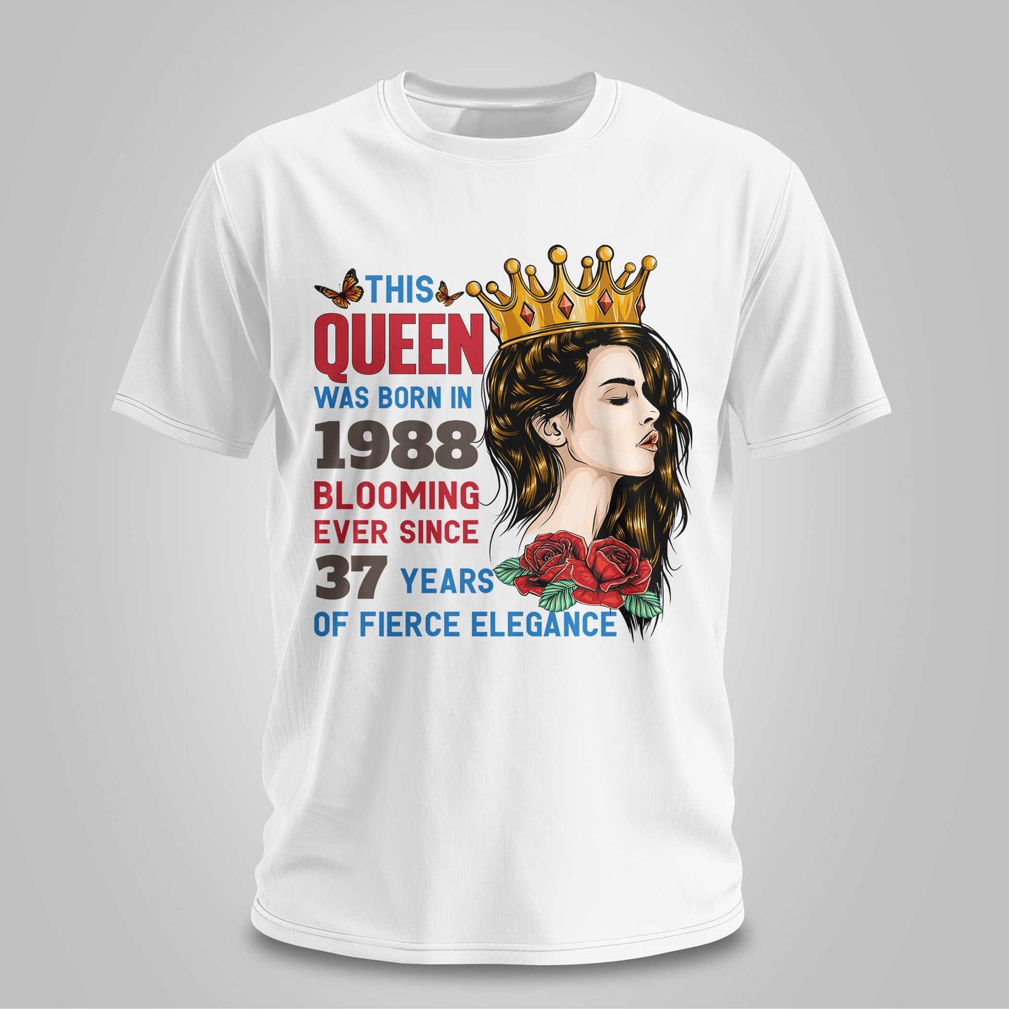 Queen Blooming Since 1988 - Unisex T-shirt