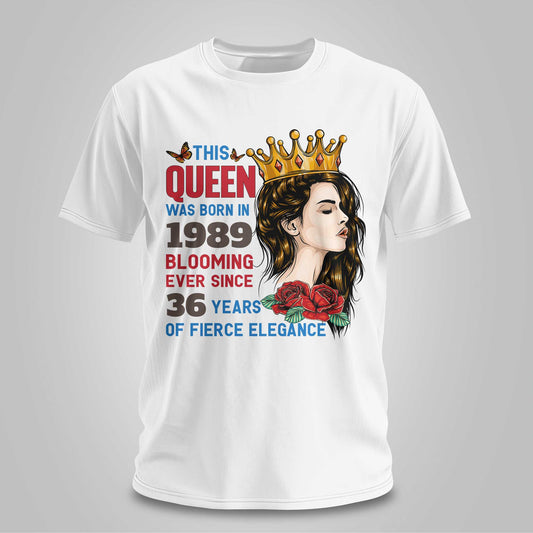 Queen Blooming Since 1989 - Unisex T-shirt