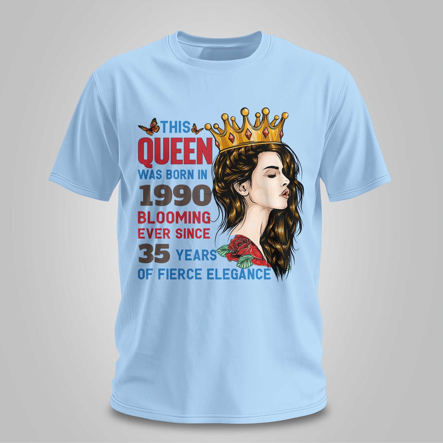 Queen Blooming Since 1990 - Unisex T-shirt