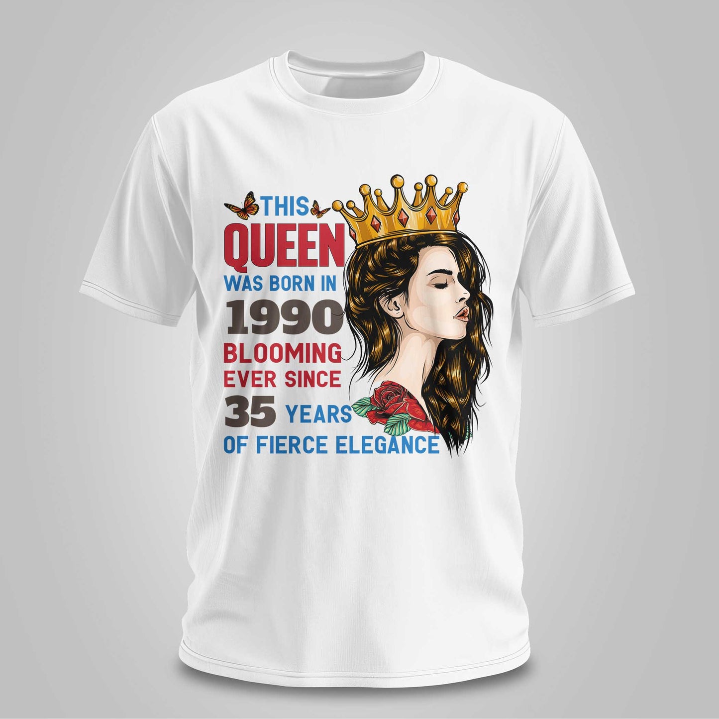 Queen Blooming Since 1990 - Unisex T-shirt