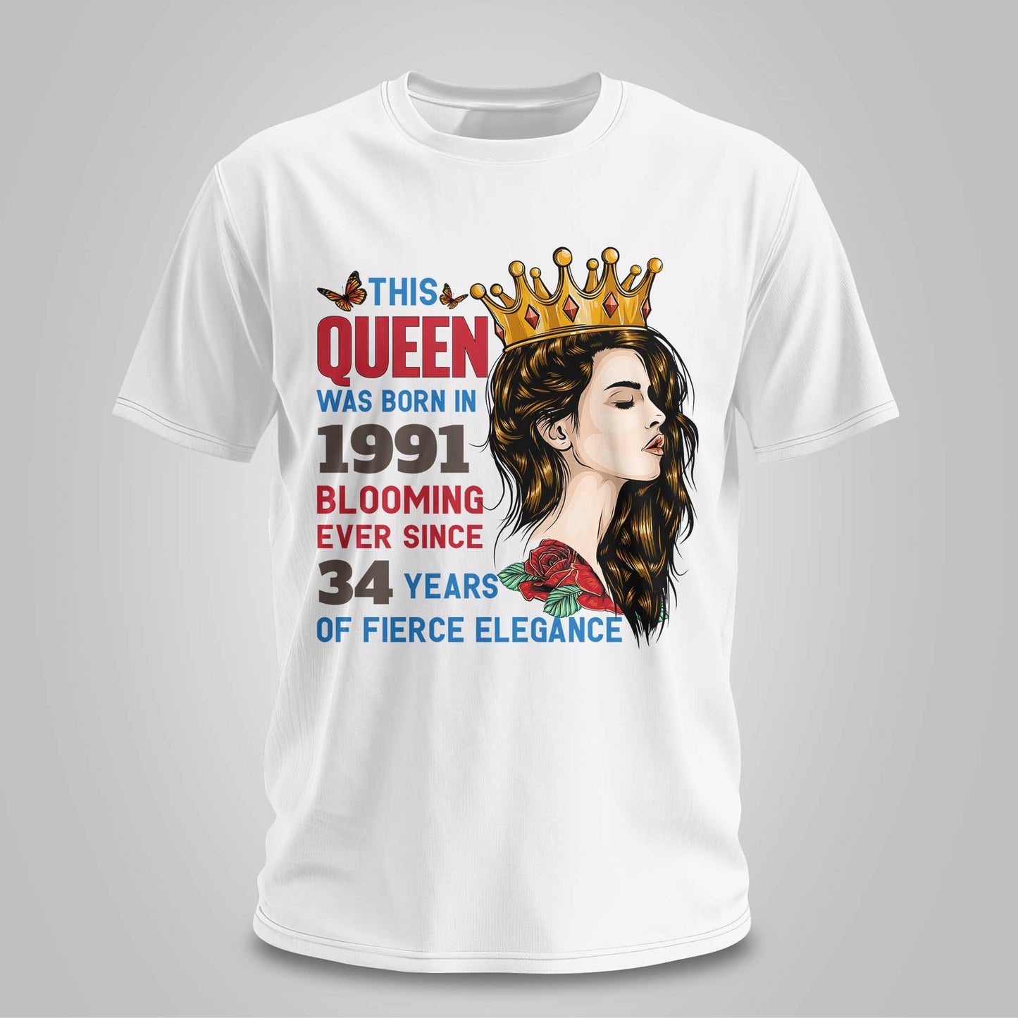 Queen Blooming Since 1991 - Unisex T-shirt