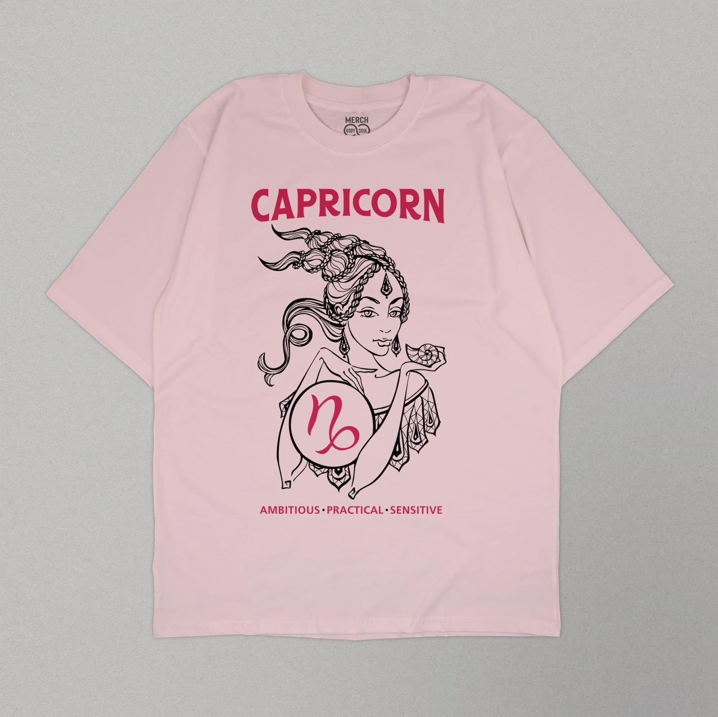 Capricorn Girl - Unisex Oversized T-shirt