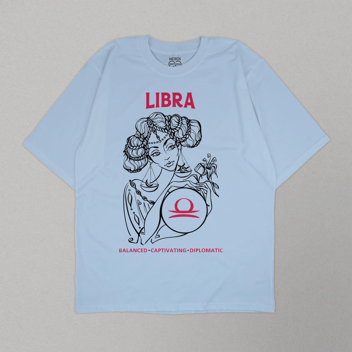 Libra Girl - Unisex Oversized T-shirt