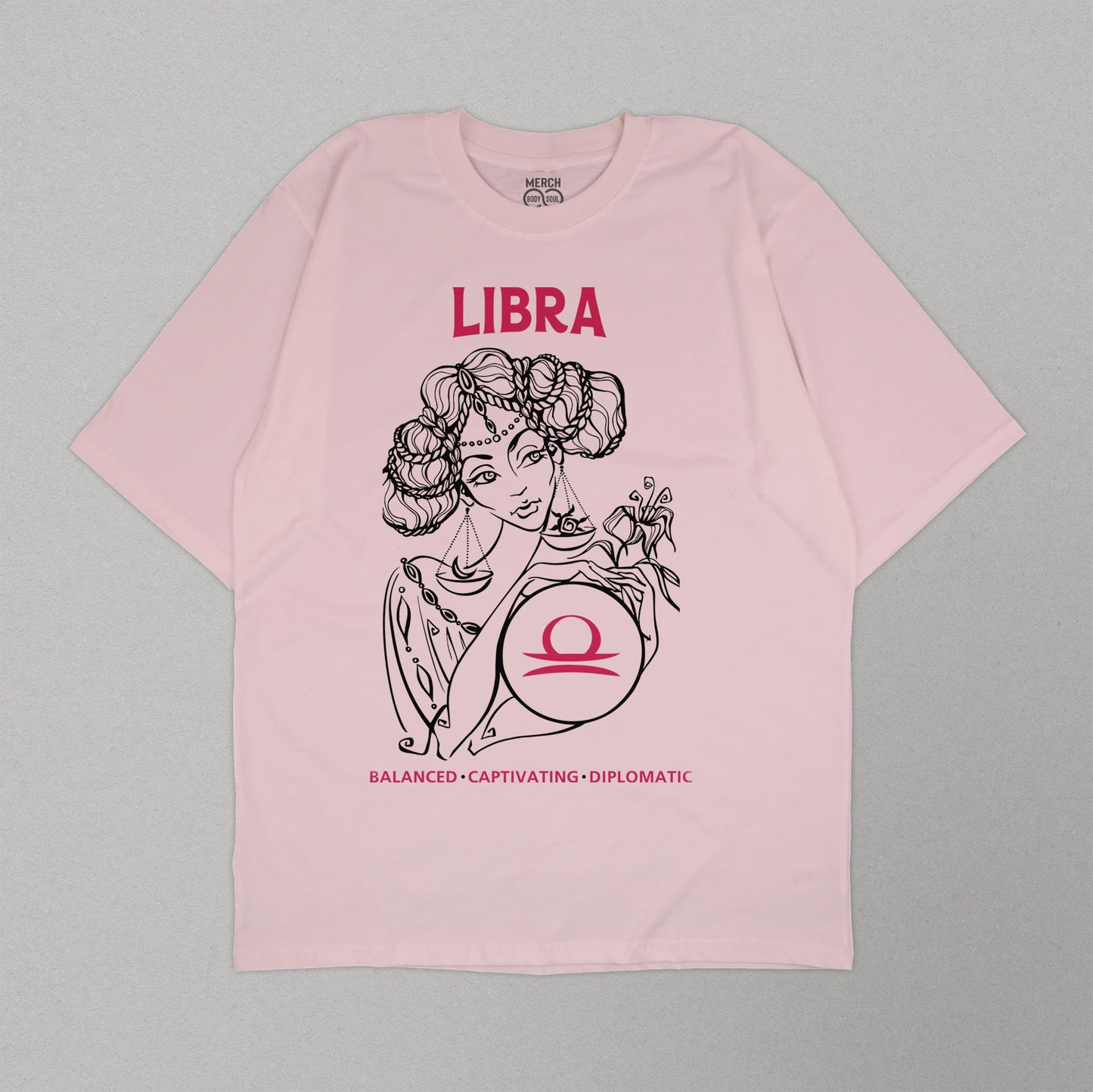 Libra Girl - Unisex Oversized T-shirt