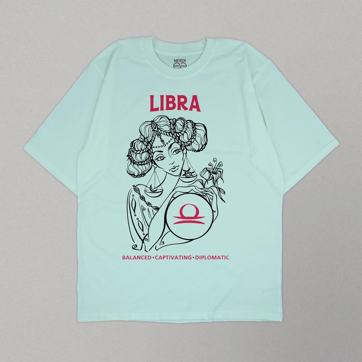 Libra Girl - Unisex Oversized T-shirt