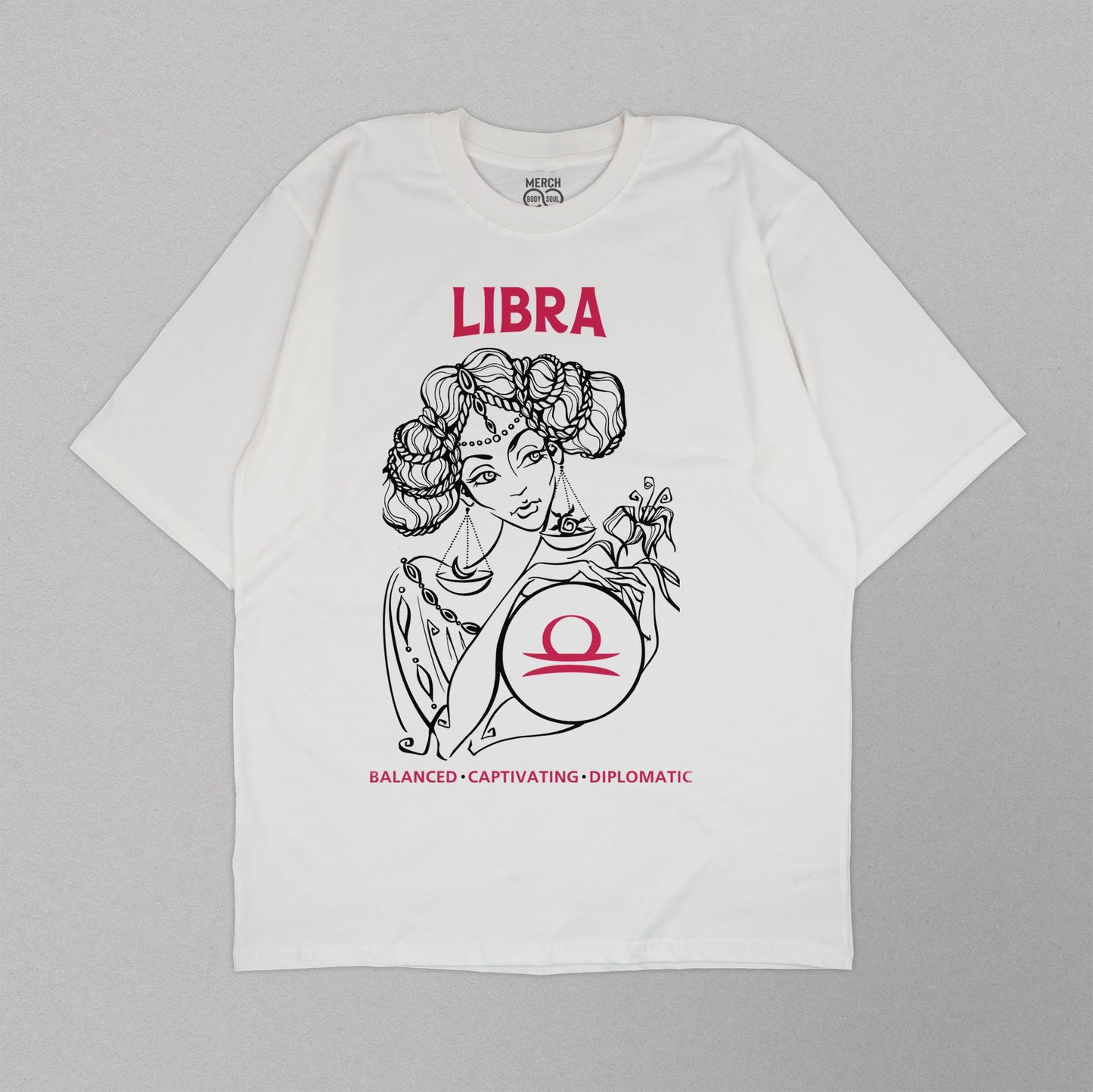 Libra Girl - Unisex Oversized T-shirt