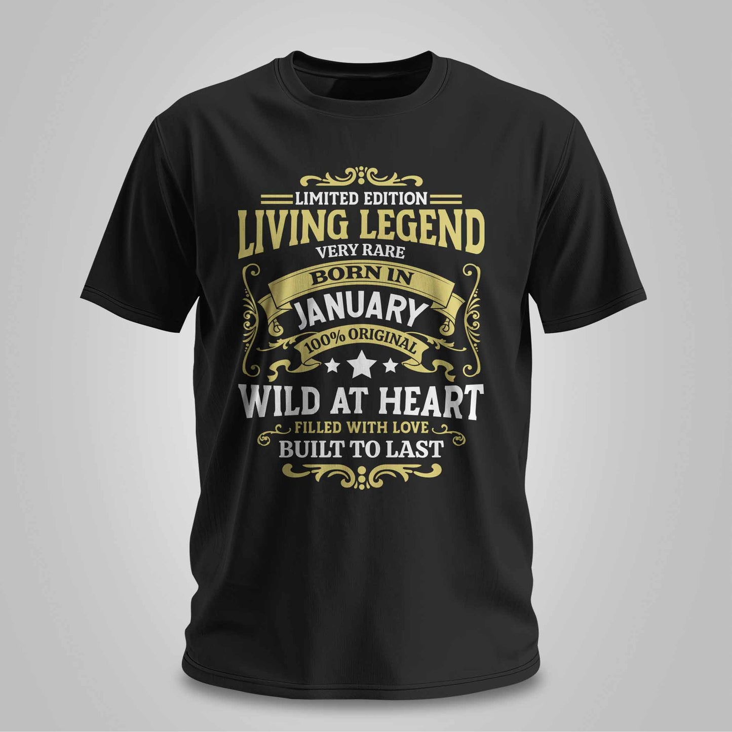 Living Legend Born In January - Unisex T-shirt