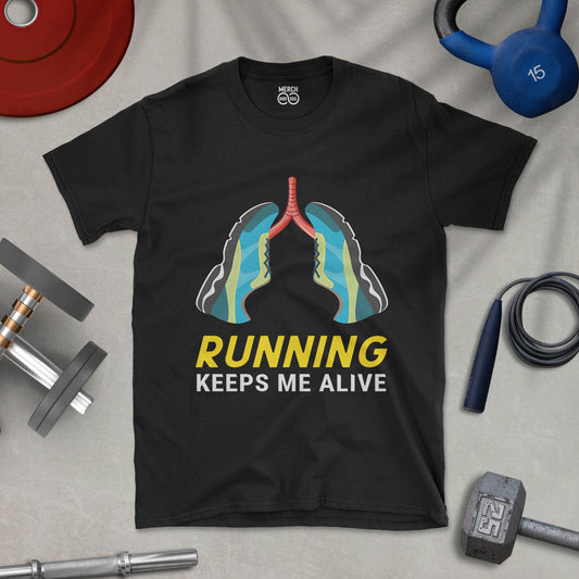 Running Keeps Me Alive - Unisex T-shirt