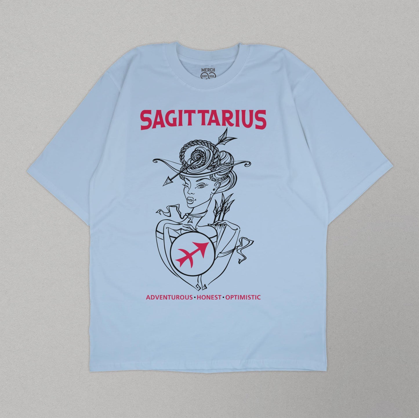 Sagittarius Girl - Unisex Oversized T-shirt