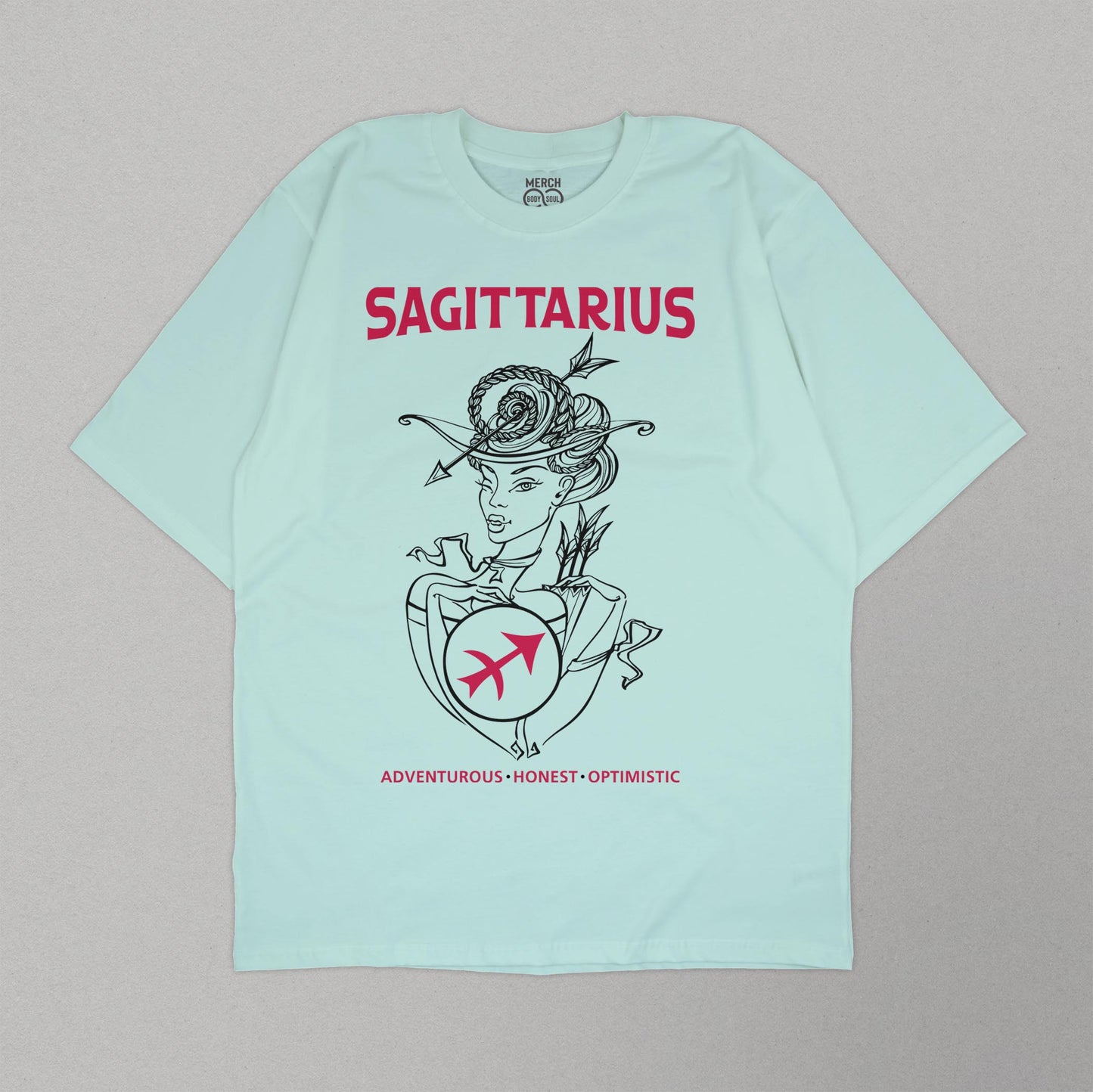 Sagittarius Girl - Unisex Oversized T-shirt