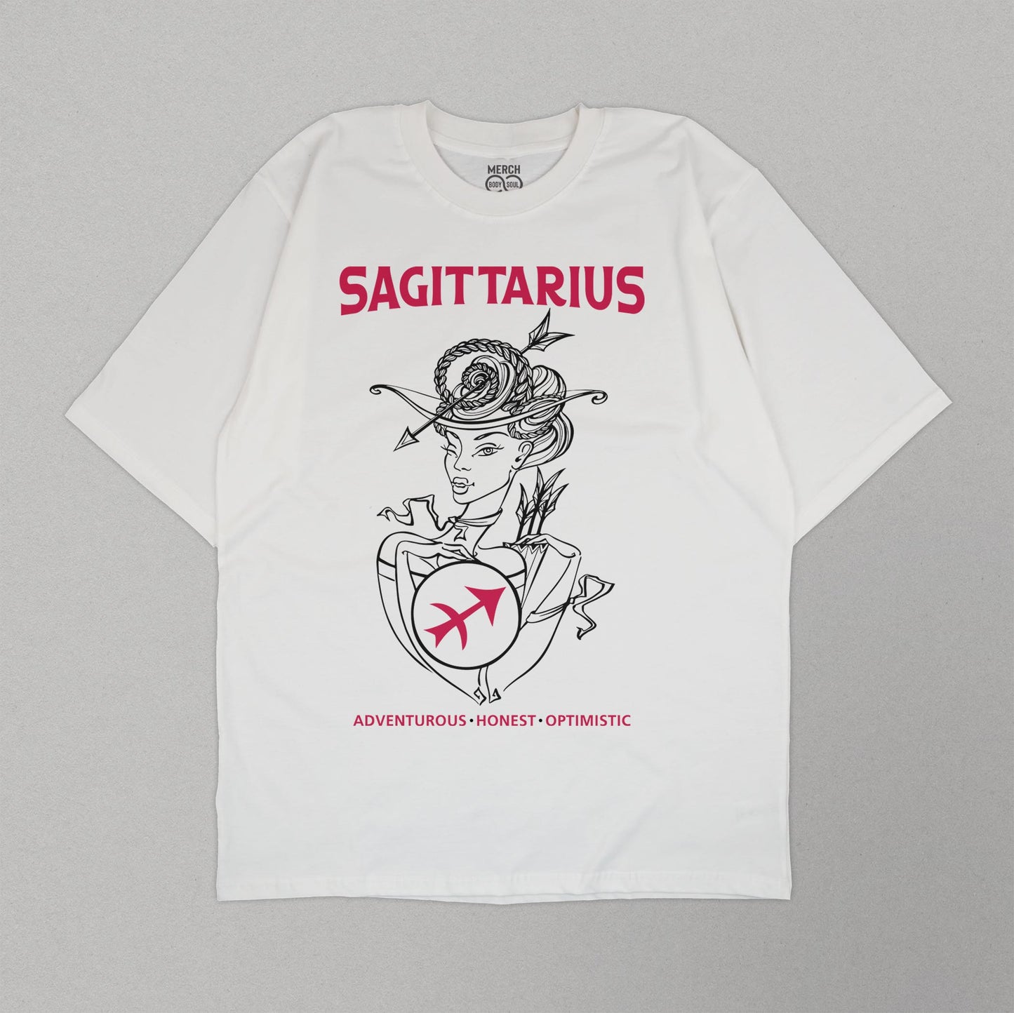 Sagittarius Girl - Unisex Oversized T-shirt