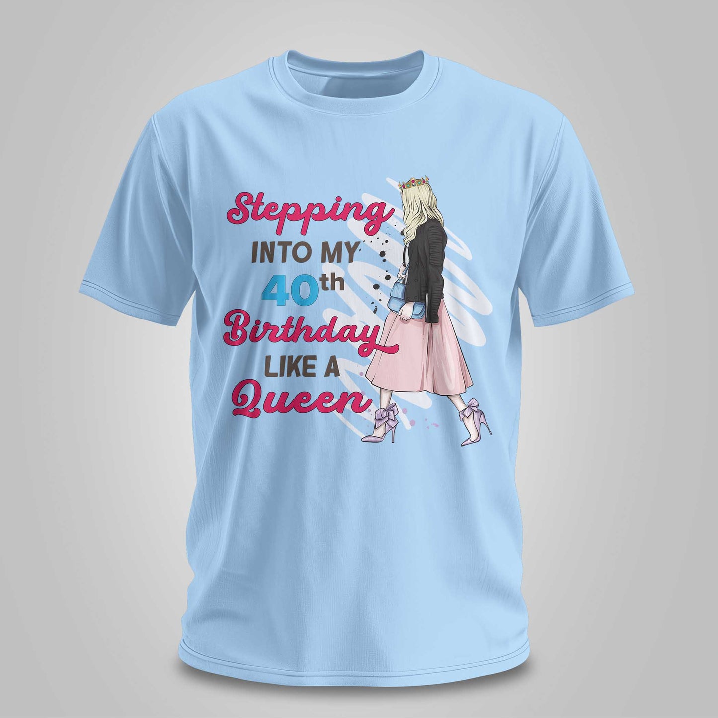 Stepping Into My 40th Birthday - Unisex T-shirt