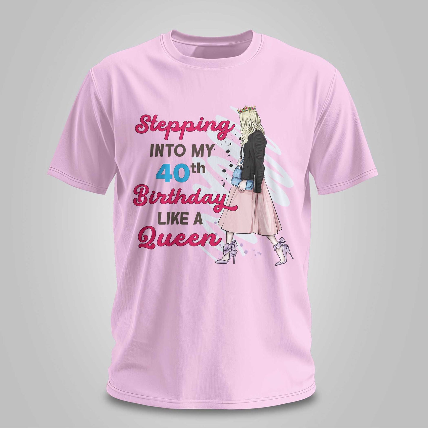 Stepping Into My 40th Birthday - Unisex T-shirt