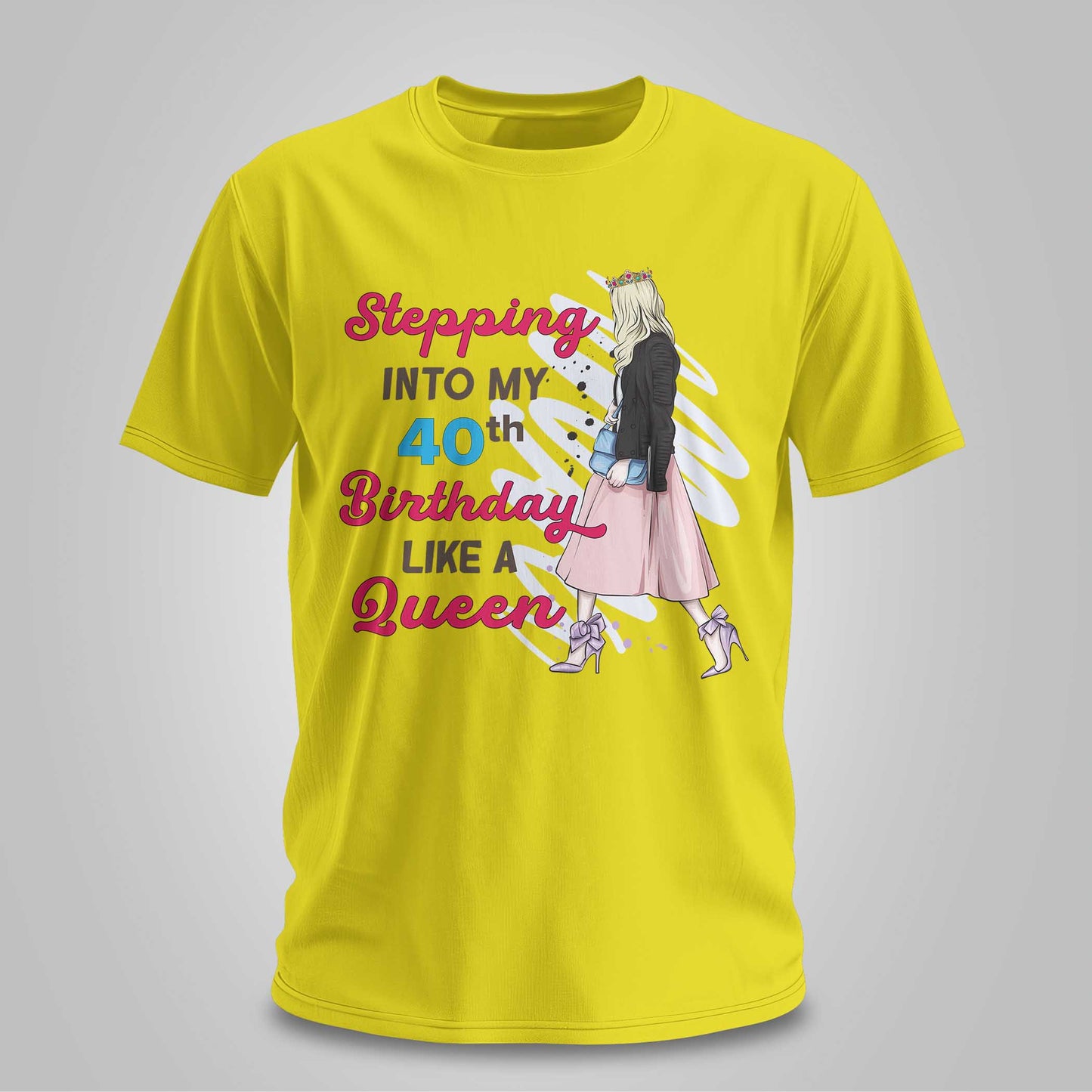 Stepping Into My 40th Birthday - Unisex T-shirt